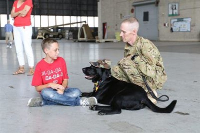 Service dogs get paws-on training