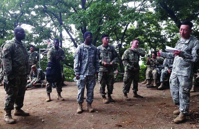 Sergeant's Time training hike offers Soldiers greater insight into Korean history