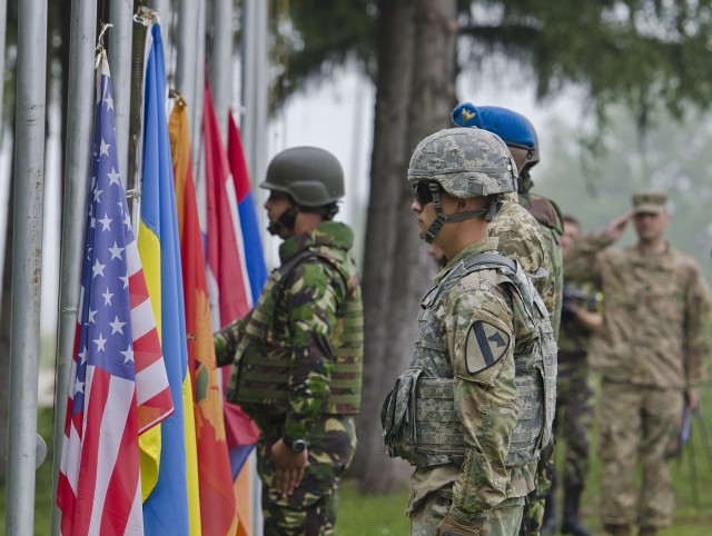 NATO Force's opening ceremony kicks off Getica Saber 17