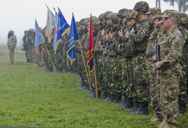 NATO Force's opening ceremony kicks off Getica Saber 17