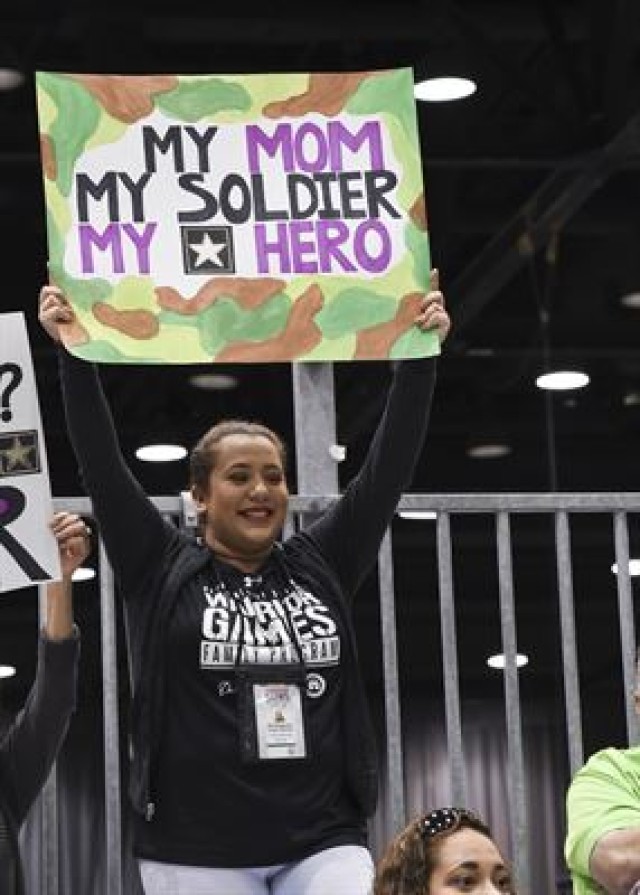 Soldier represents team, women at Warrior Games
