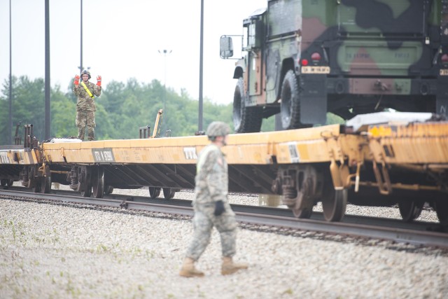 Camp Atterbury railhead mission improves efficiency, provides training opportunity