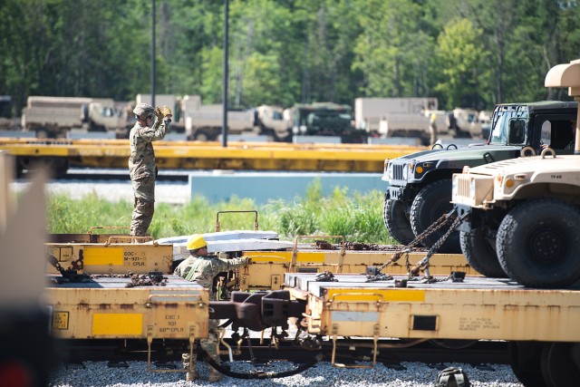 Camp Atterbury railhead mission improves efficiency, provides training opportunity