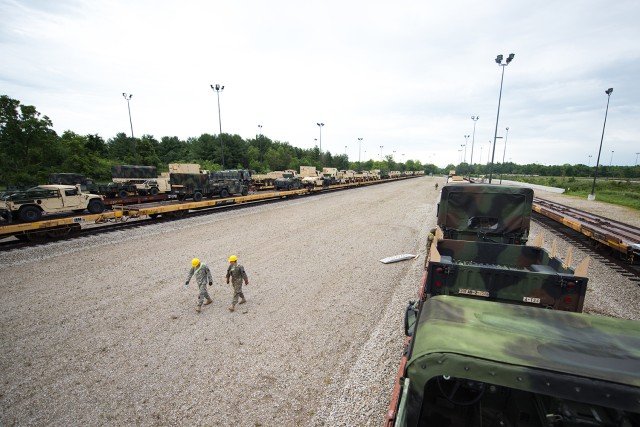 Camp Atterbury railhead mission improves efficiency, provides training opportunity