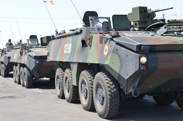 US Soldiers conduct tactical road march across Hungarian-Romanian Border