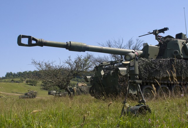 1st Cavalry DIVARTY takes lead during Exercise Getica Saber 17