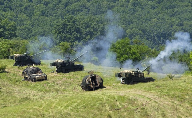 1st Cavalry DIVARTY takes lead during Exercise Getica Saber 17