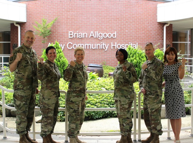 BAACH department of behavioral health leadership and command team celebrate ranking