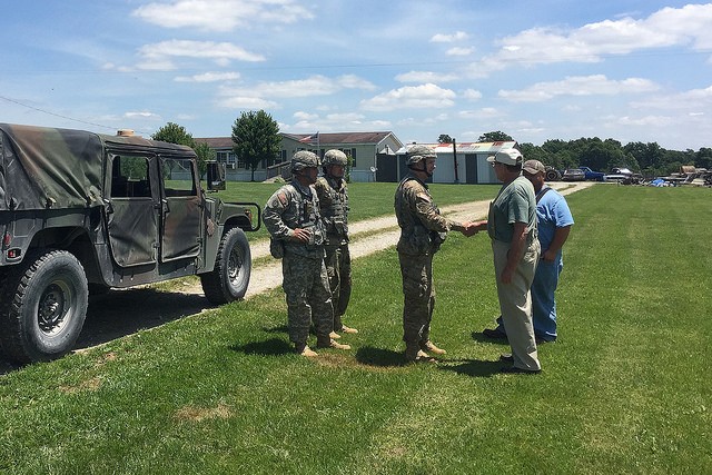 Kentucky National Guard Soldiers set record with emergency radio transmission system