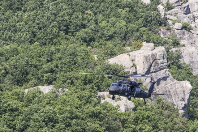 U.S. Soldiers team up with Bulgarian Air Force for critical search and rescue training