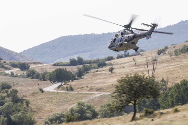 U.S. Soldiers team up with Bulgarian Air Force for critical search and rescue training