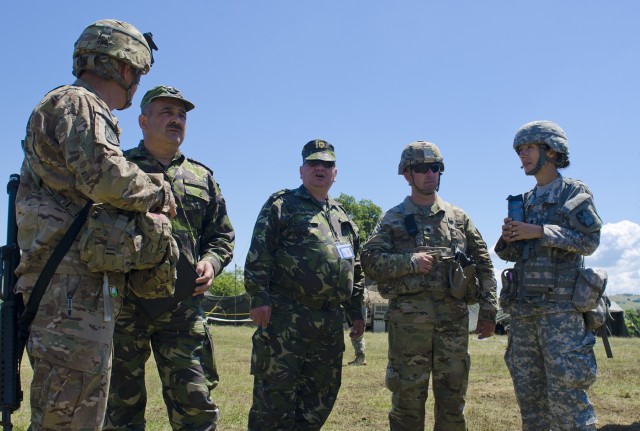 National Guard Soldier serving in native country