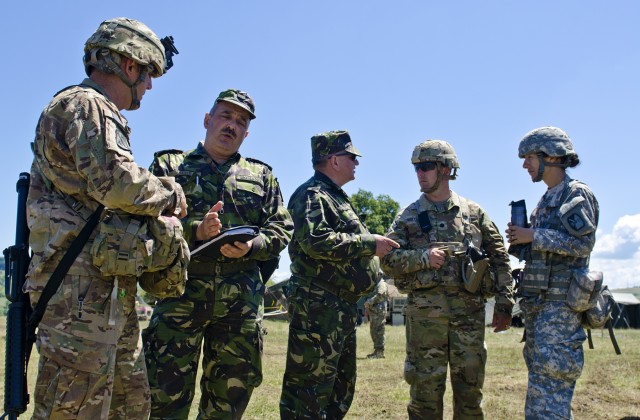 National Guard Soldier serving in native country