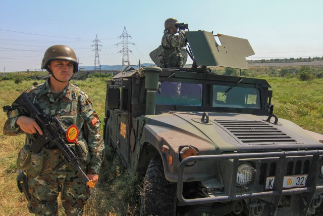 Macedonia Joins Task Force Vigilant during Saber Guardian