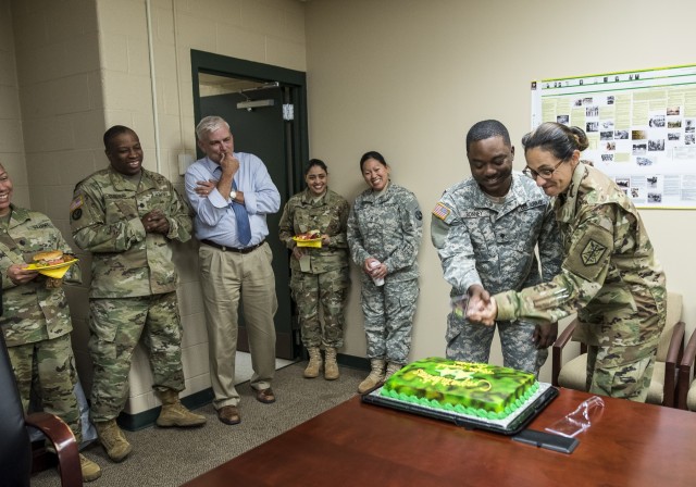 Commanding general motivated by her troops, not her rank