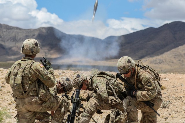 1-26 INF, 2nd BCT, 101st ABN DIV conducts live fire exercise NIE 17.2