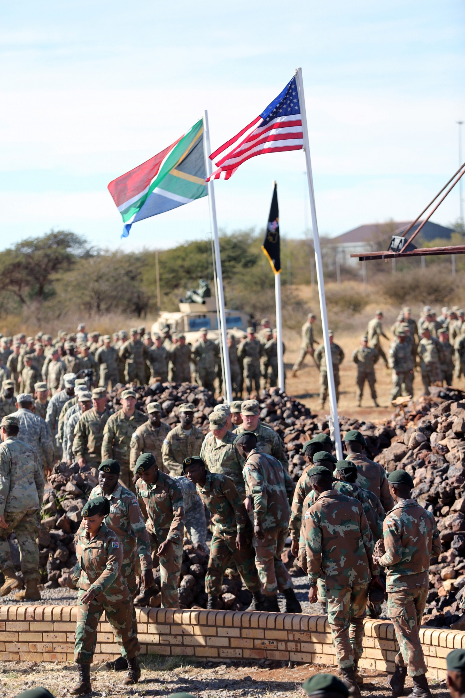 U.S., South African troops kick off Shared Accord 2017 with ceremonial