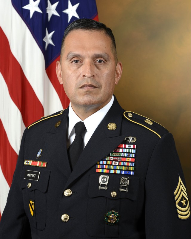 Chaplain Corps Regimental Sergeant Major Ralph Martinez