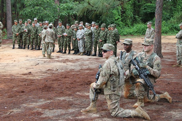 U.S. Army Drill Sergeant Academy hosts Columbian troops for partnership training exercise