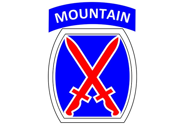 10th Mountain Division Shoulder Sleeve Insignia