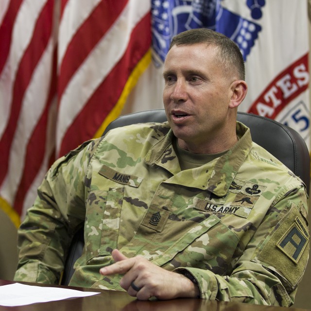 Command Sgt. Maj. Royce Manis