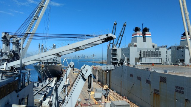 599th Trans. Bde. Navy element participates in Big LOTS-West