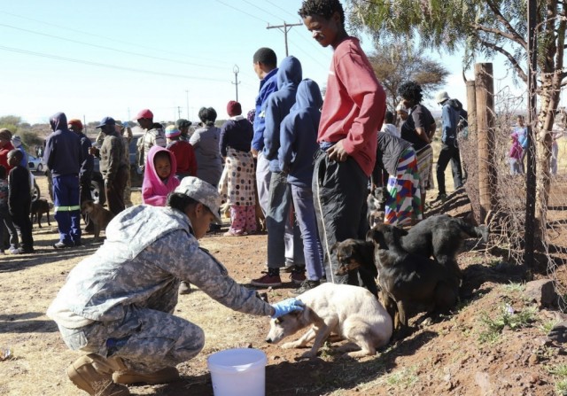 US Soldiers, South African counterparts engage in community service to honor Nelson Mandela Day