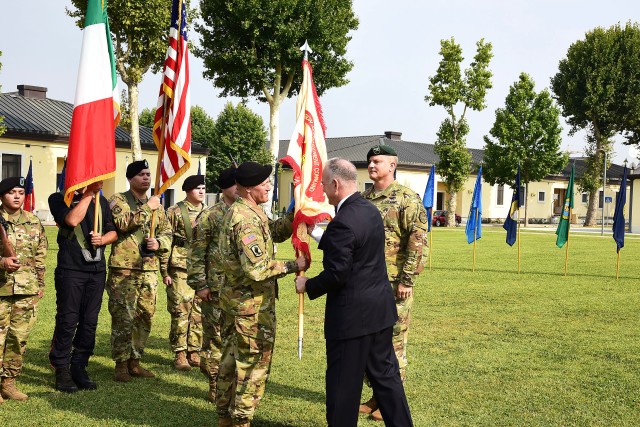 Col. Erik M. Berdy assumes command of USAG Italy