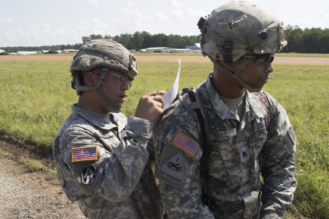 Troops sling load supplies to keep comrades in fight
