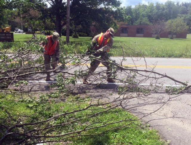 New York National Guard responds to tornado damage