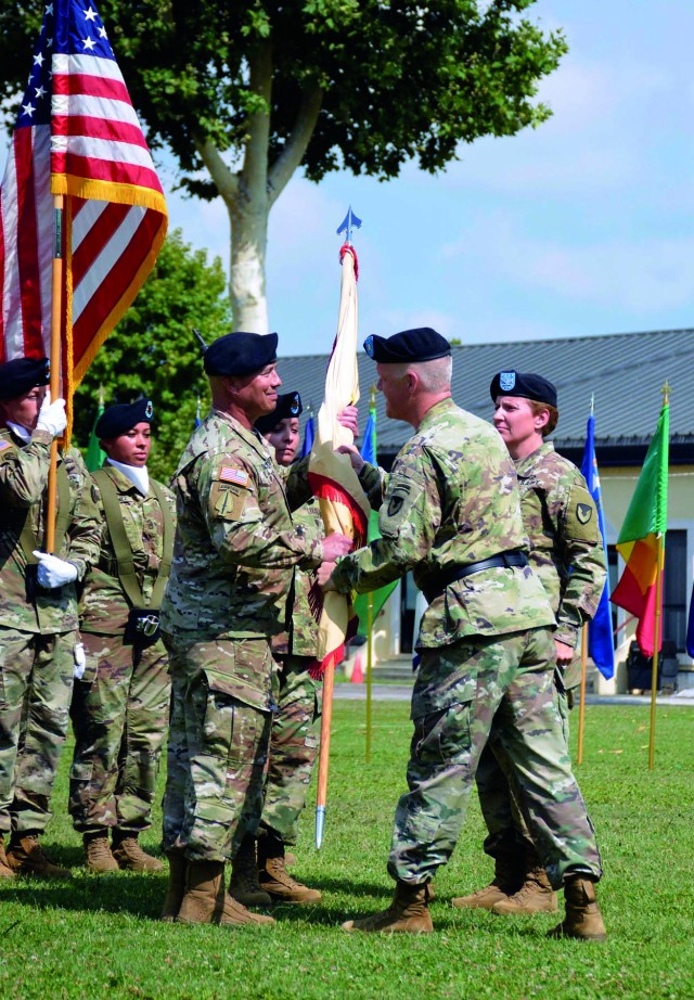 414th CSB Change of Command