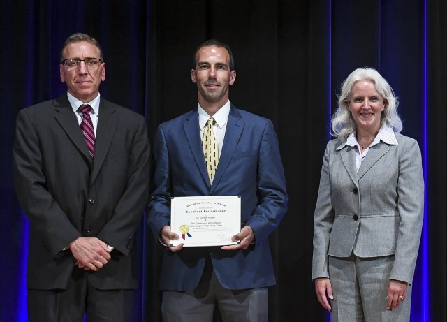 Dr. Clinton Holder and Tobyhanna Army Depot Value Engieeering Achievement Award