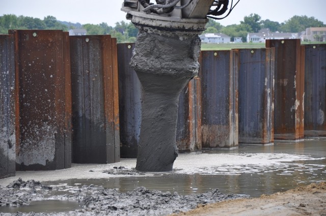The In Situ Soil Stabilization Process at work