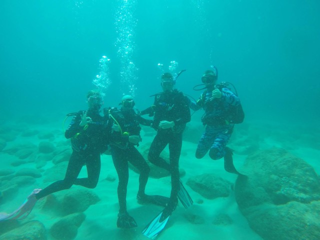 Beach safety-scuba diving