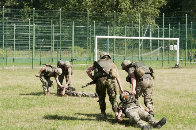 Combat first aid in Ukraine