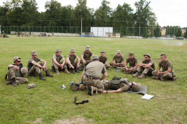 Combat first aid in Ukraine