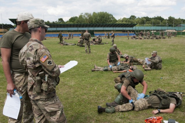 Combat first aid in Ukraine