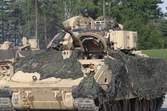 Cadets get 'heavy' dose of leadership during armor exercise