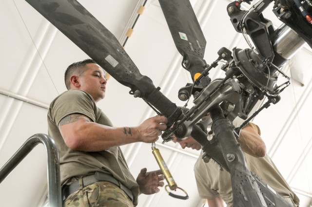 National Guard Soldiers lead the way with AH-64E phase maintenance