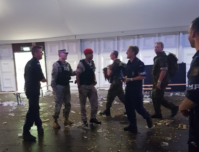 USAG Benelux - Schinnen Soldiers provide security for the Nijmegen March