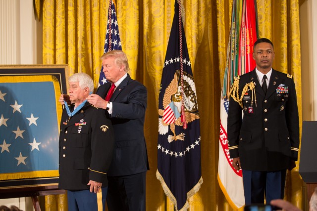 President awards Medal of Honor to former combat medic