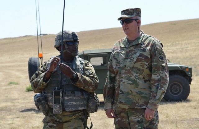 Engineers in Georgia visited by Brig. Gen. Blackstock