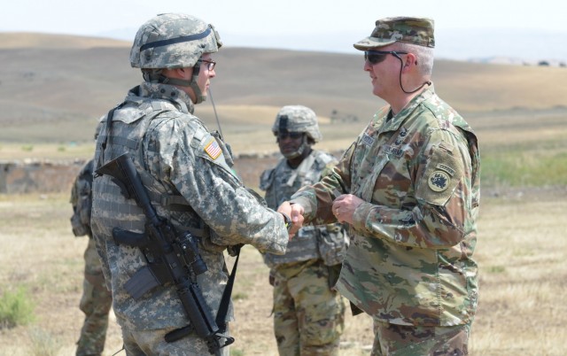 Engineers in Georgia visited by Brig. Gen. Blackstock