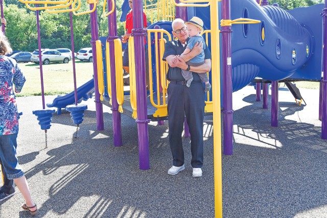 Young and, well, not as young, enjoyed themselves at Fort Riley's 242nd Chaplain Corps Anniversary Celebration July 28