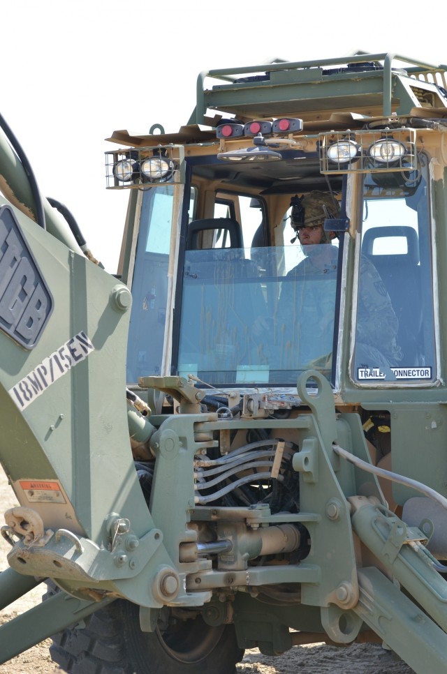 U.S. Army Engineers develop engagement area in Exercise Noble Partner