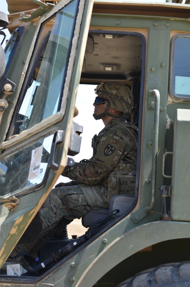 U.S. Army Engineers develop engagement area in Exercise Noble Partner