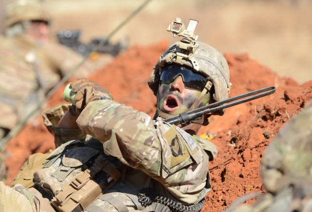 Fully loaded: 101st infantrymen given more firepower at South African training center