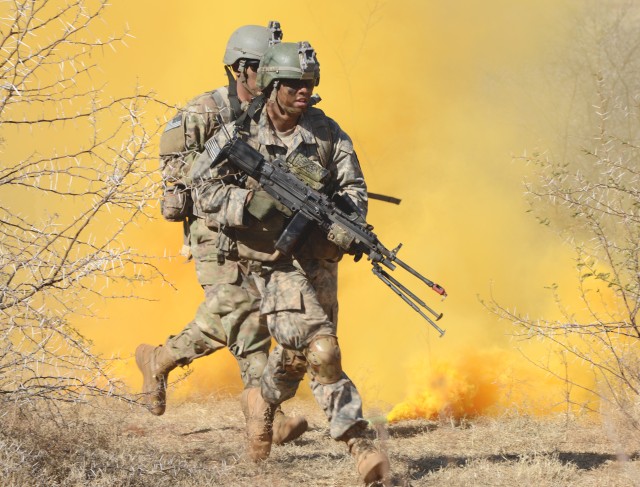 Fully loaded: 101st infantrymen given more firepower at South African training center