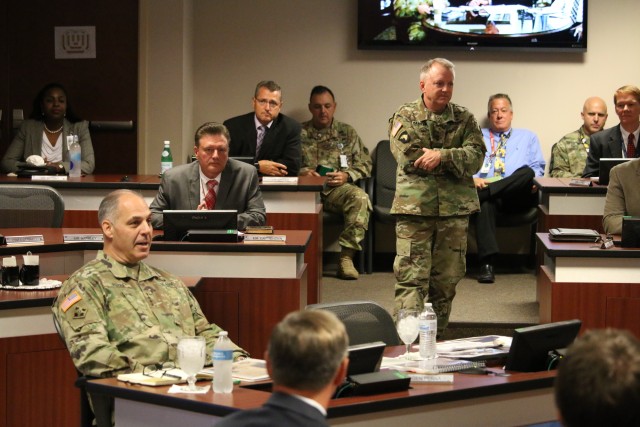 DISCUSSING COMMAND PRIORITIES
