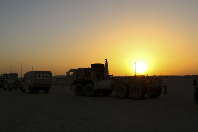 Look out below! Cav troopers train on emergency resupply